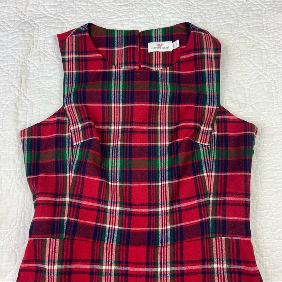 Vineyard Vines Red and Green Plaid Dress - Picture 9 of 13